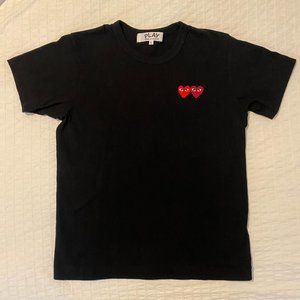 Comme des Garçons PLAY T-Shirt with Double Heart